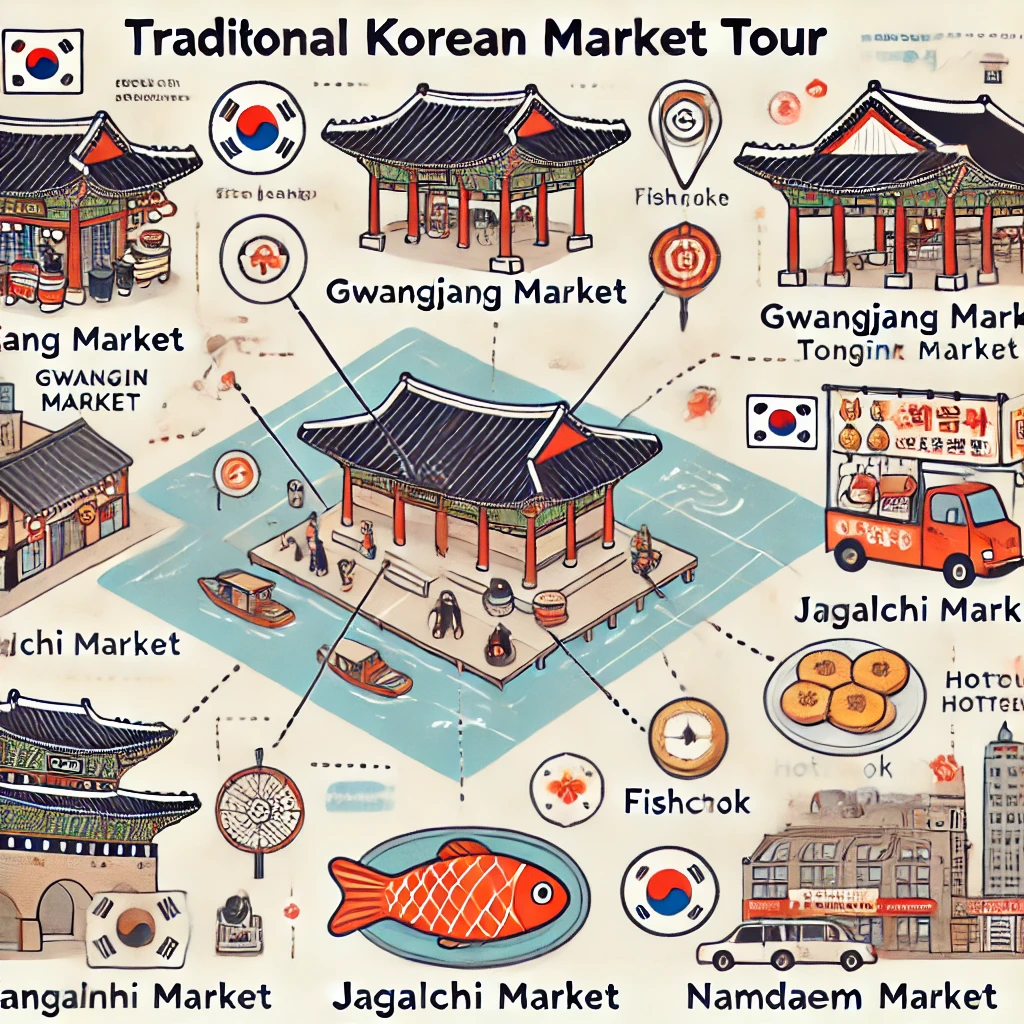 한국 전통시장 여행
